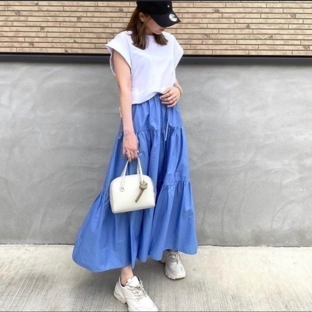 ZARA panelled high waist poplin skirt  2492/066